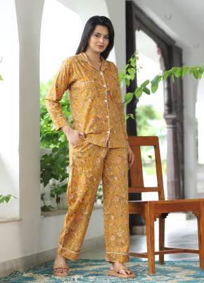 Beautiful Cotton Printed Night Suit Set